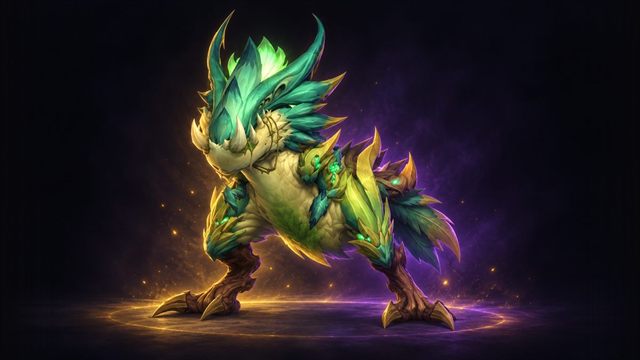 Ikuzz the Light Hunter, a bird-like predator, boss of The Blinding Vale