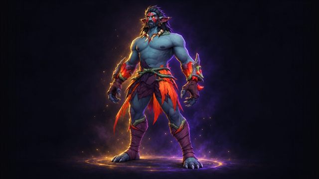 Lightwarden Ruia, a troll warden, boss of The Blinding Vale