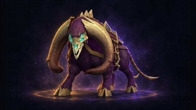 War-Bred Tauralus, an armored tauralus mount from Maldraxxus