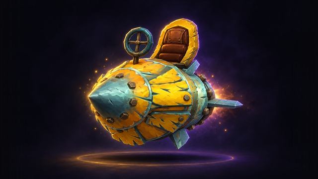Ochre Delivery Rocket, a goblin rocket mount