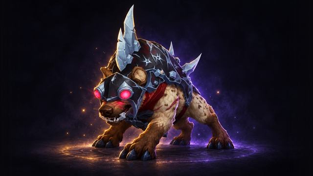 Darkfuse Chompactor, a goblin war beast mount